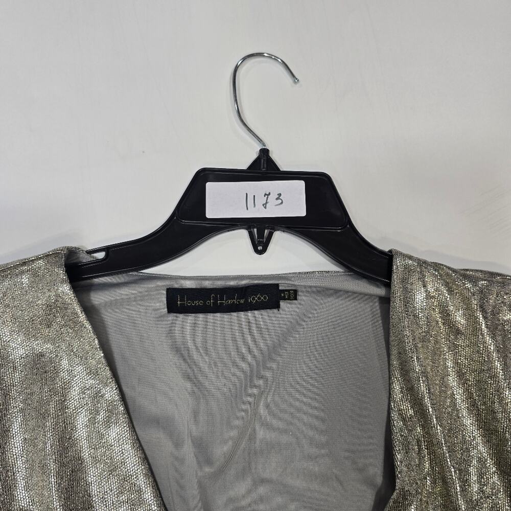 House of Harlow 1960 x REVOLVE Aniela Mini Dress in Pewter Medium - Picture 13 of 13